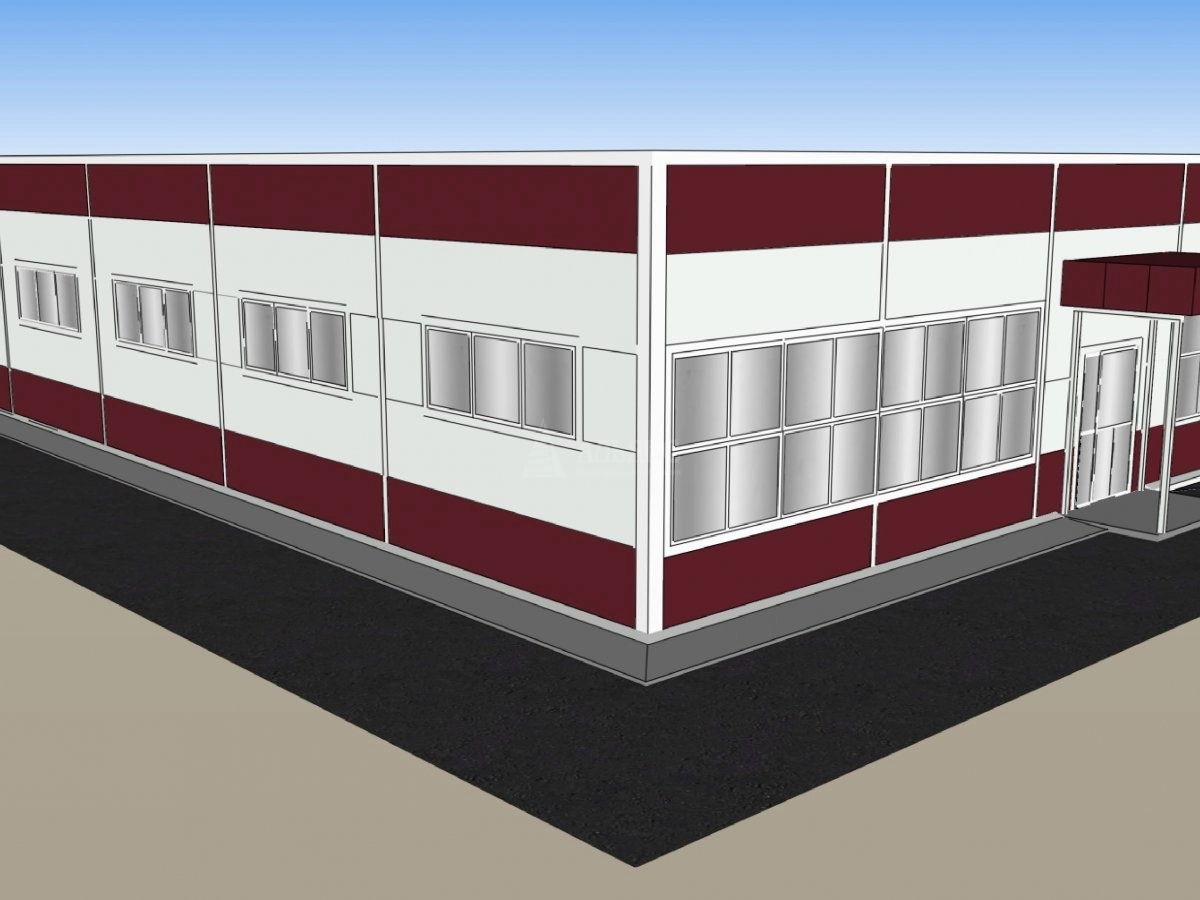 3D визуализация Магазин из сэндвич-панелей - фото 6