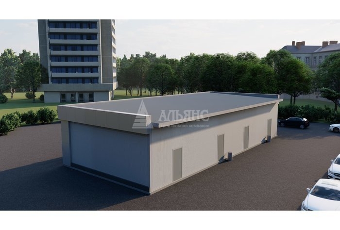 3D визуализация Павильон из сэндвич-панелей - фото 3