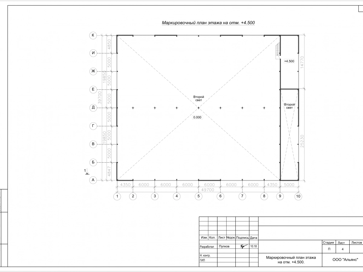 Планировка Магазин из сэндвич-панелей -  фото 2
