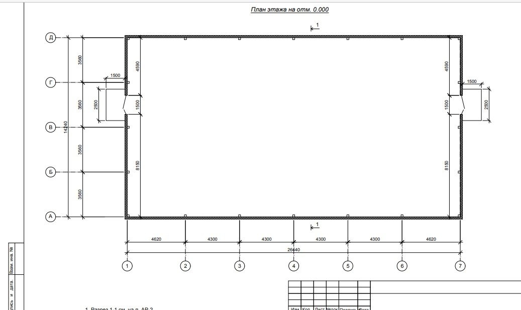 Планировка Магазин из сэндвич-панелей -  фото 1